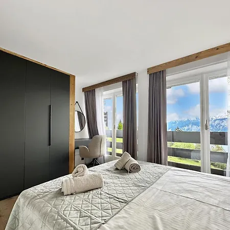 Apartamento Alpine Pearl - Panoramic Mountain Views - Aminona Crans-Montana
